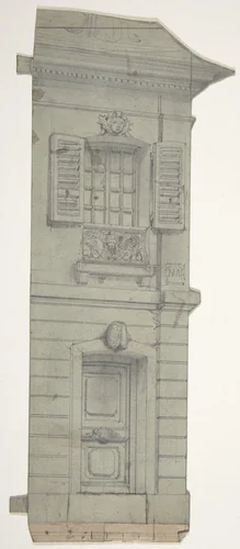 Design for a Stage Set at the Opéra, Paris by Eugène Cicéri, drawing, 1830-1890
