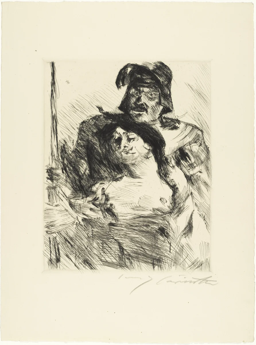 The Victor (Der Sieger) from Compositions (Kompositionen) by Lovis Corinth, print, 1921