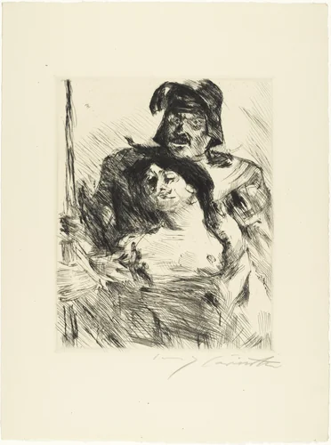 The Victor (Der Sieger) from Compositions (Kompositionen) by Lovis Corinth, print, 1921