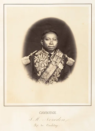 S. M. Norodon, Roi du Cambodge by Emile Gsell, photograph, 1866