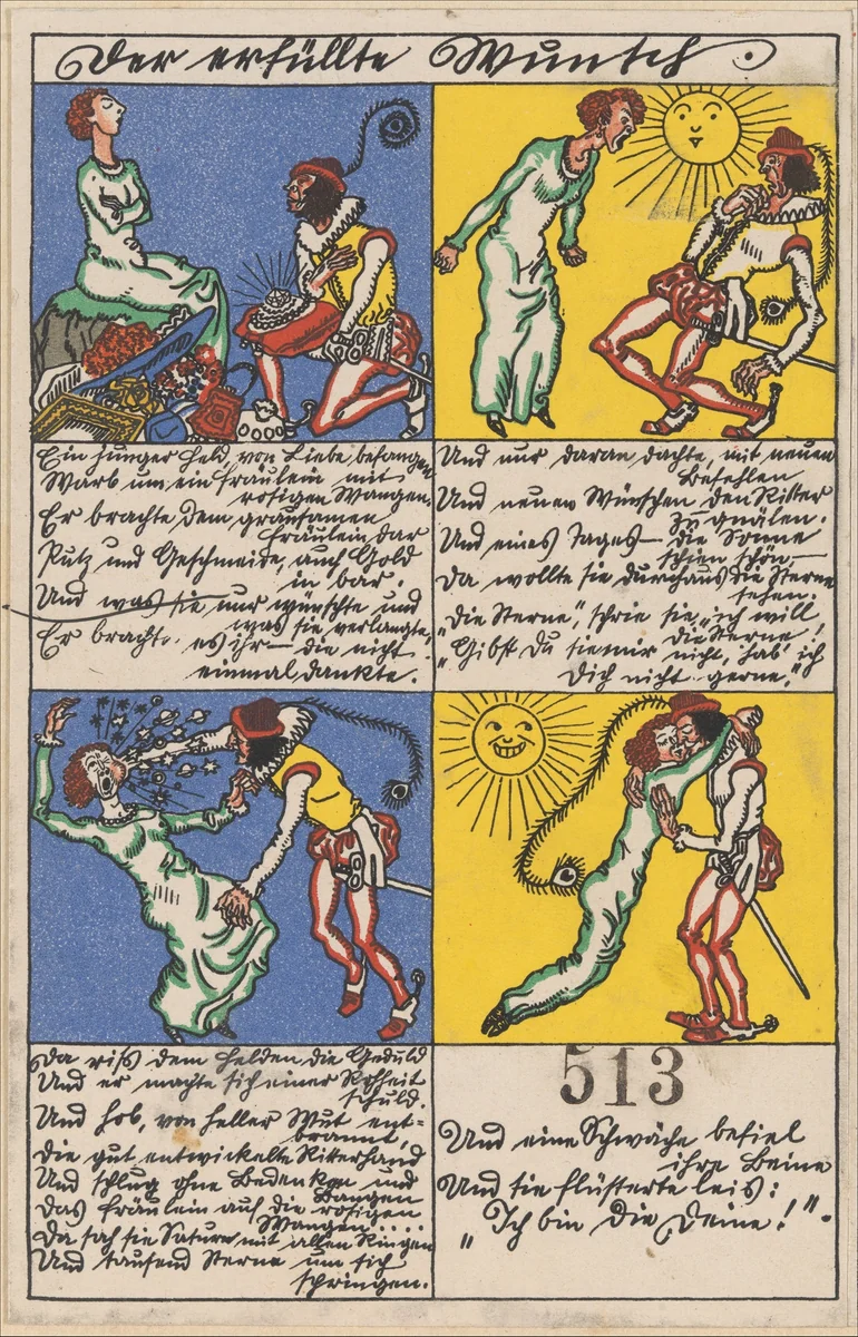 A Fulfilled Wish (Der erfüllte Wunsch) by Moriz Jung, print, 1911
