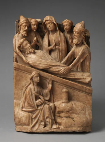 The Entombment by School of Nottingham, sculpture, 1400-1499