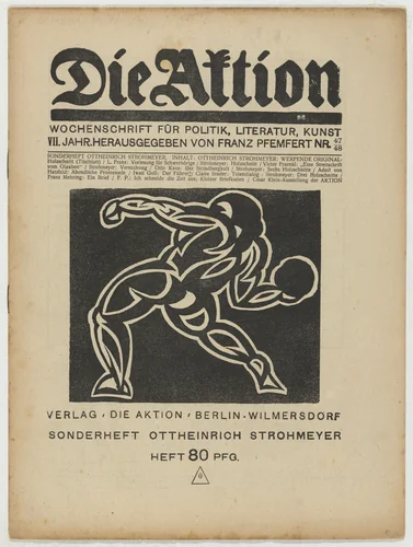 Die Aktion, vol. 7, no. 47/48 by Ottheinrich Strohmeyer, periodical, 1917