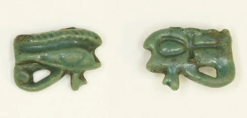 Eye of Horus (Wedjat) Amulet by Egyptian, other, -1550--664