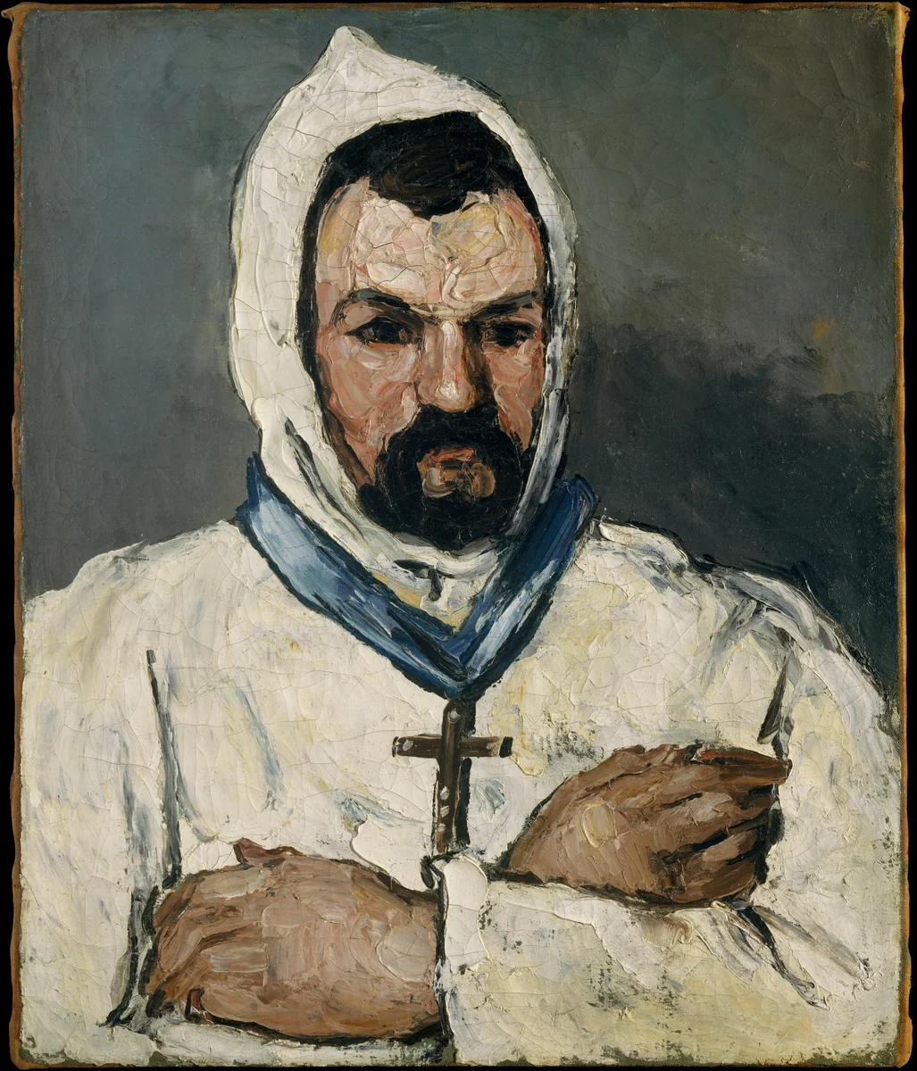 Antoine Dominique Sauveur Aubert (born 1817), the Artist's Uncle, as a Monk by Paul Cézanne, painting, 1866