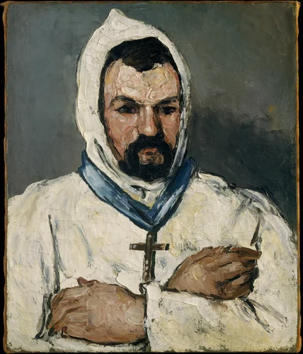 Antoine Dominique Sauveur Aubert (born 1817), the Artist's Uncle, as a Monk by Paul Cézanne, painting, 1866