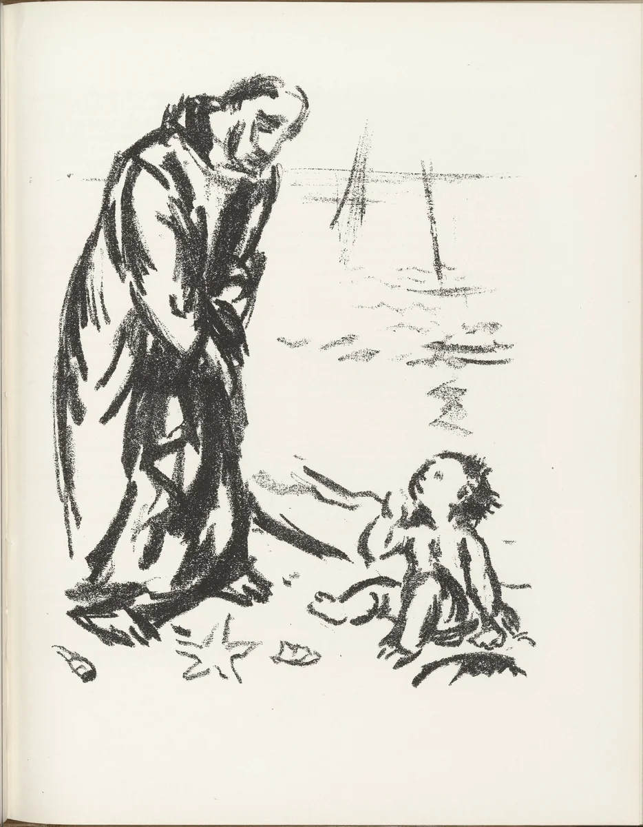 Untitled (plate, page 87) from the periodical Münchner Blätter für Dichtung und Graphik, vol. 1, no. 6 (June 1919) by Karl Caspar, periodical, 1919