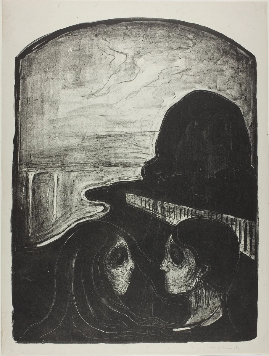 Attraction I by Edvard Munch, print, 1896