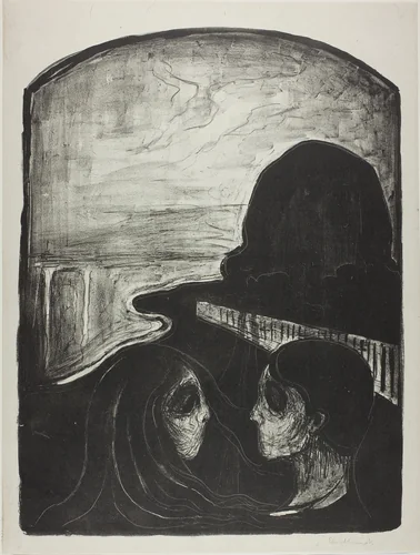 Attraction I by Edvard Munch, print, 1896