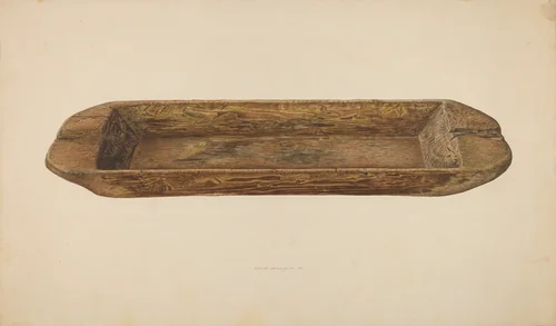 Butter Tub by Albert Geuppert, index of american design, 1939