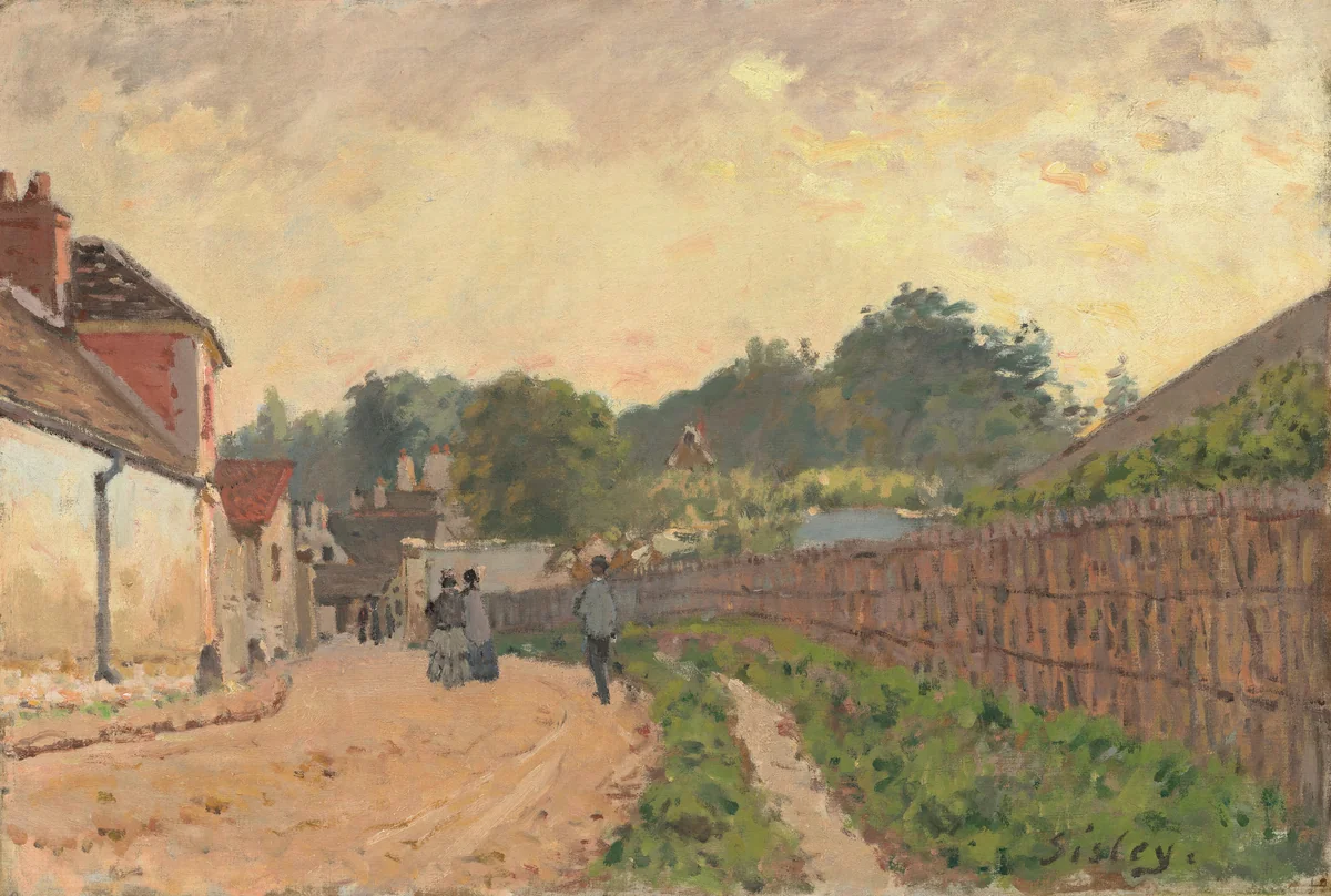 Marly-le-Roi by Alfred Sisley, painting, 1875