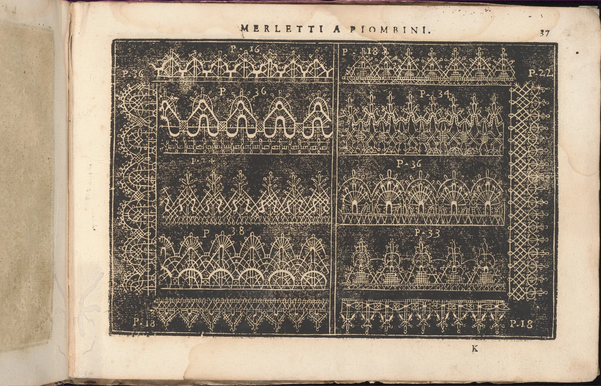 Teatro delle Nobili et Virtuose Donne..., page 37 (recto) by Isabella Catanea Parasole, book, 1616