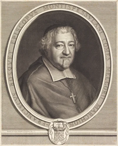 Francois Bosquet by Robert Nanteuil, print, 1671