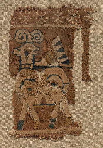 Fragment (from a Garment ?) by Unknown, textile, 780-820