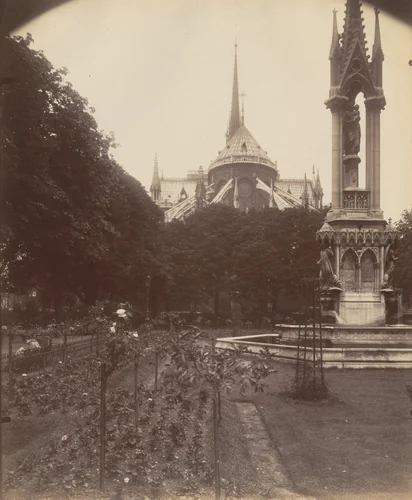 Notre-Dame by Eugène Atget, photograph, 1923