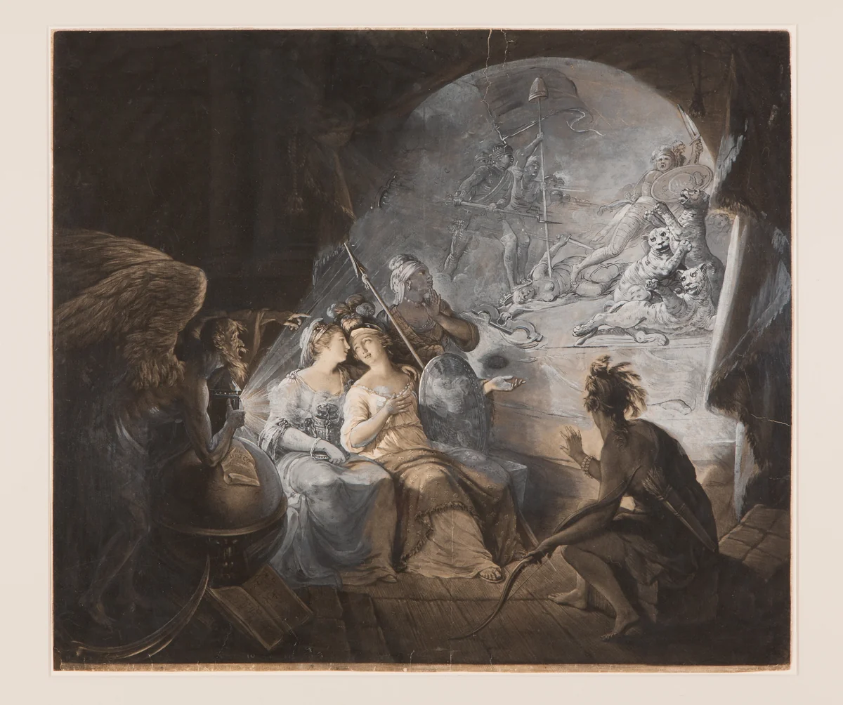 The Tea-Tax-Tempest (The Oracle) by John Dixon, print, 1774