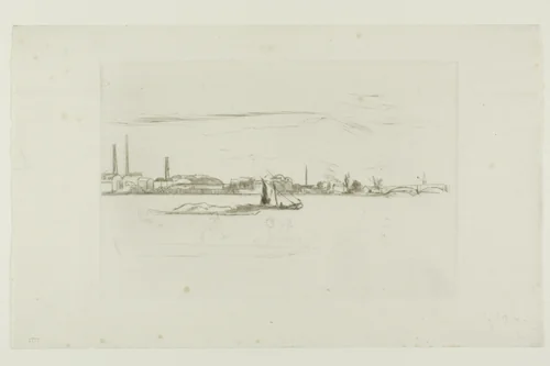 Price's Candle Factory by James McNeill Whistler, print, 1876-1877