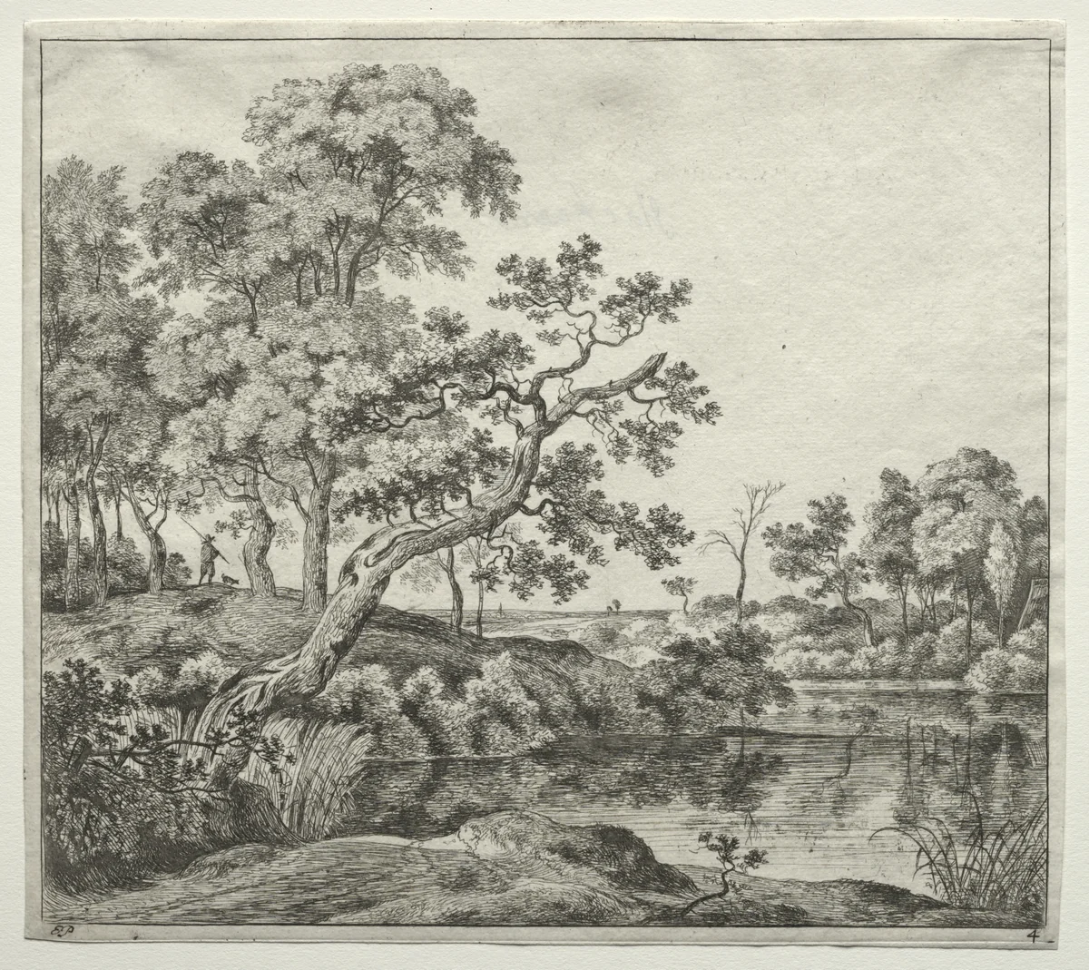 The Bent Tree by Jan Hackaert, print