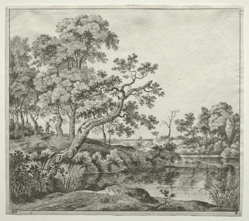 The Bent Tree by Jan Hackaert, print