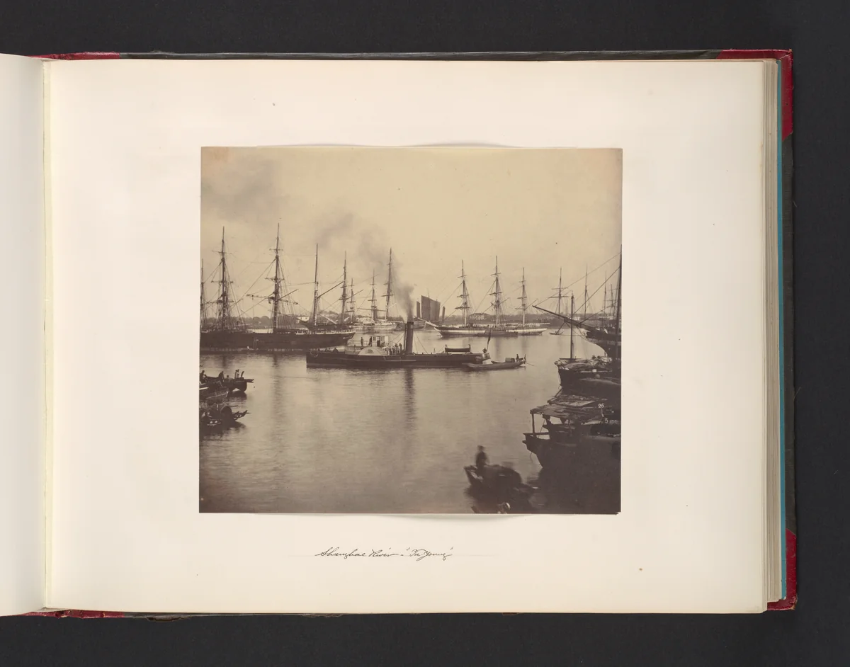 Shanghai River "Ta-Young" by John Thomson, photograph, 1865