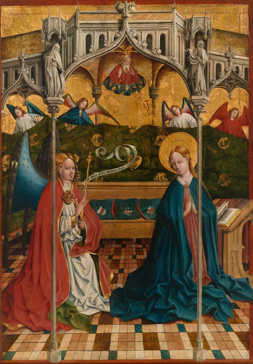 The Annunciation by Johann Koerbecke, painting, 1420-1457