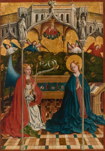 The Annunciation by Johann Koerbecke, painting, 1420-1457