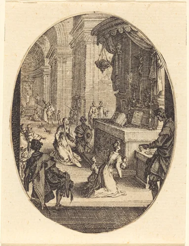The Cult of God by Jacques Callot, print, 1627