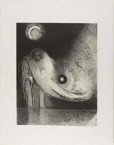 The Buddha by Odilon Redon, print, 1895