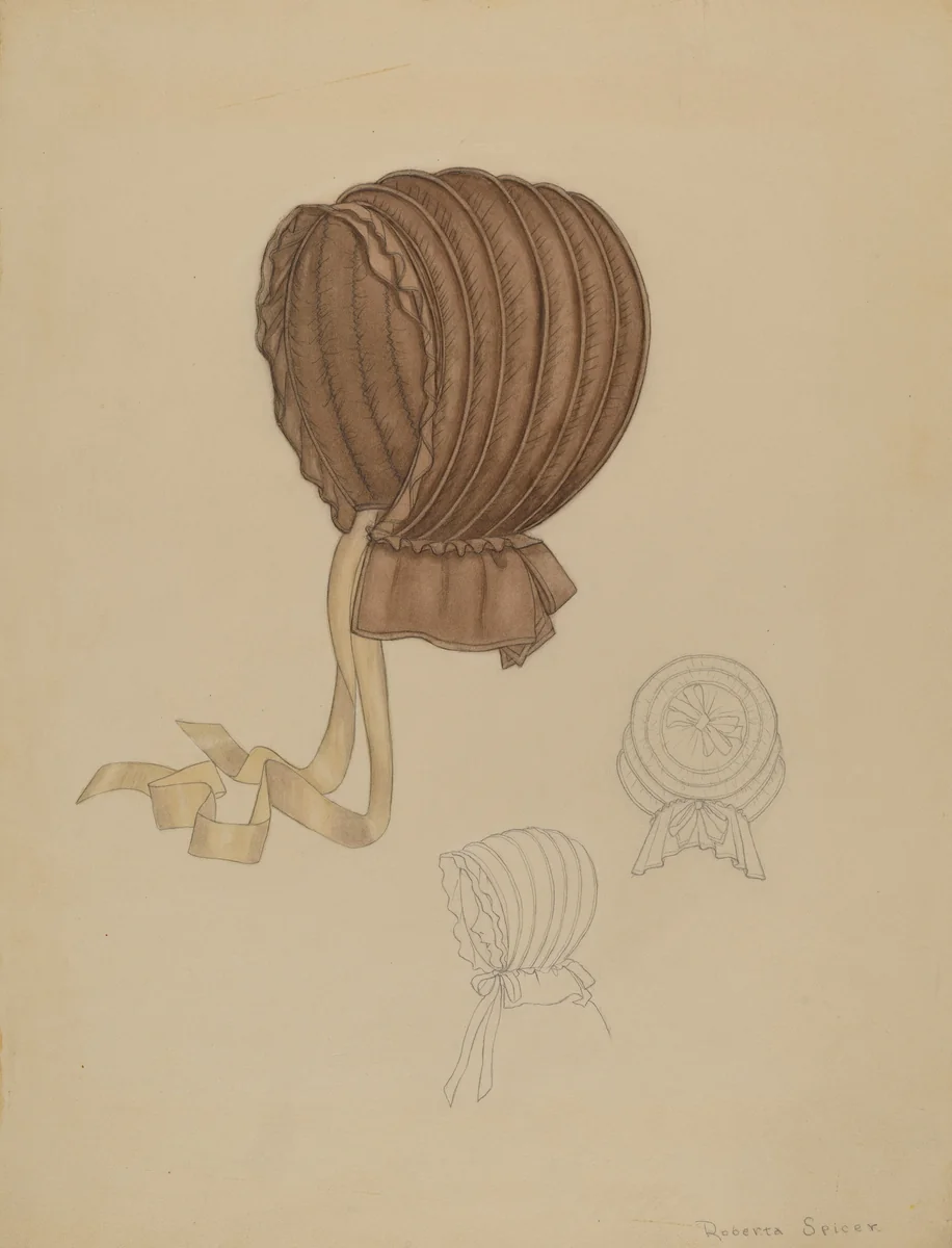 Calash by Roberta Spicer, index of american design, 1936