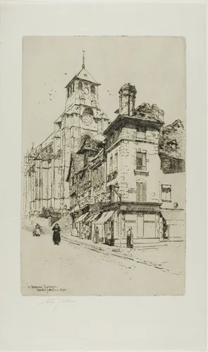 St. Jacques, Lisieux by Charles John Watson, print, 1890