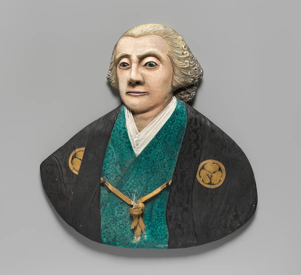 George Washington in Japanese Costume by Miyagawa Kozan, artwork, 1800-1883