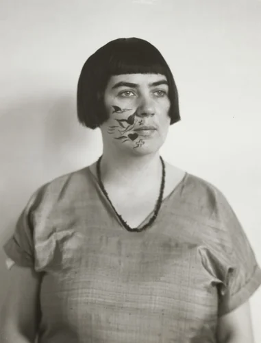 Painter [Marta Hegemann] by August Sander, photograph, 1925