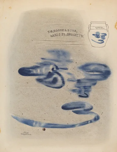 Crock by John Tarantino, index of american design, 1937-1938