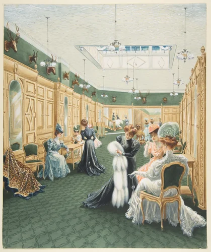 A London Furrier by anonymous, drawing, 1800-1899