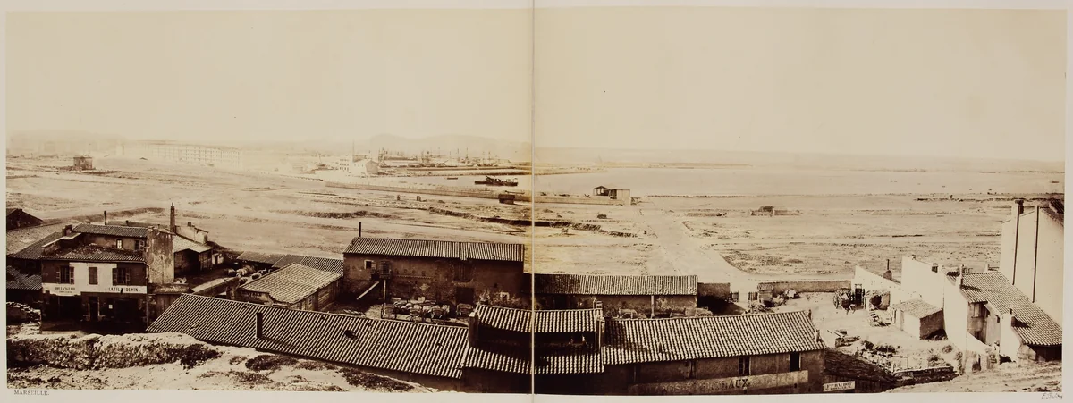 Marseille by Edouard Baldus, photograph, 1860-1862