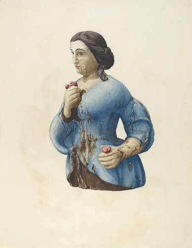 Figurehead by Rosamond P. Gray, index of american design, 1935-1942