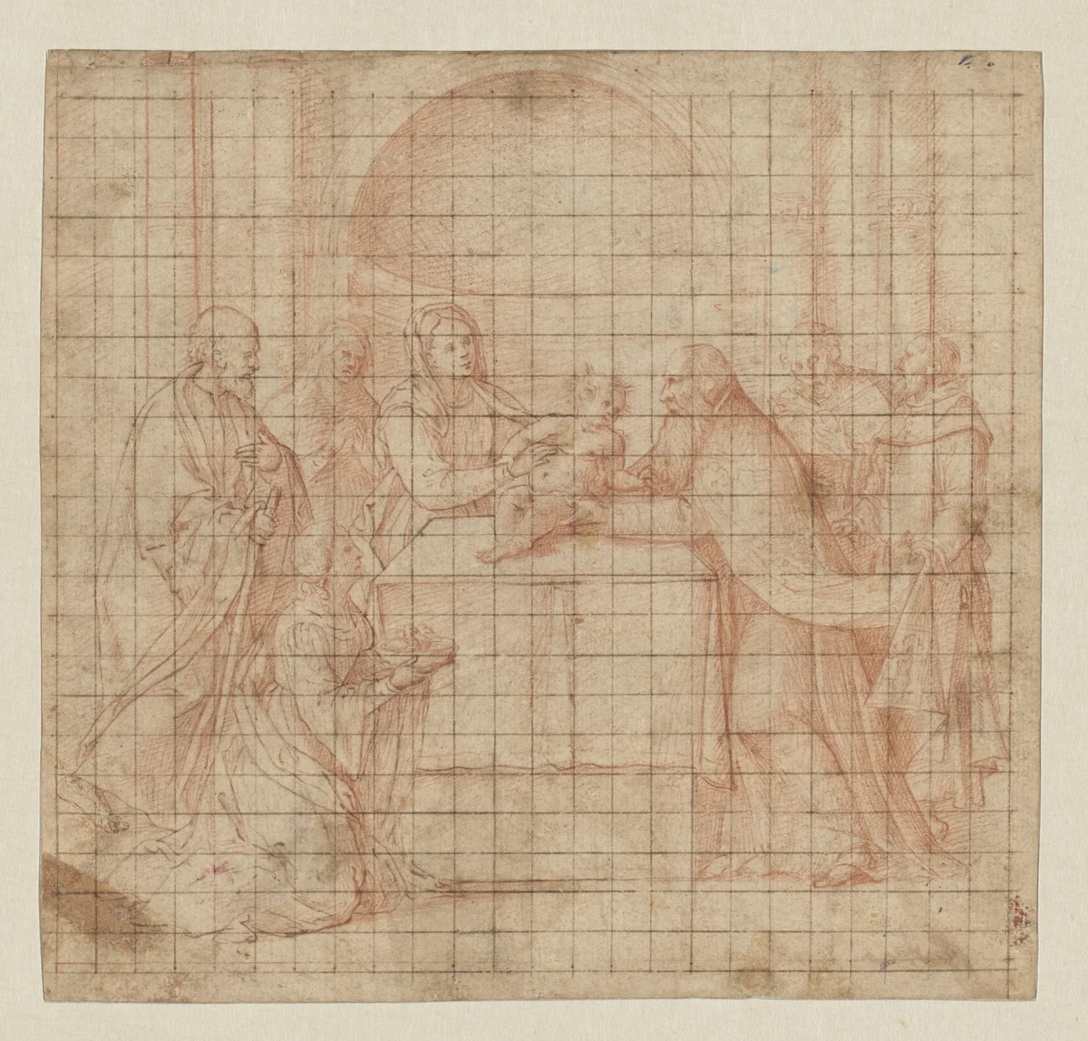 The Presentation in the Temple by Girolamo da Santacroce, artwork, 1500-1556