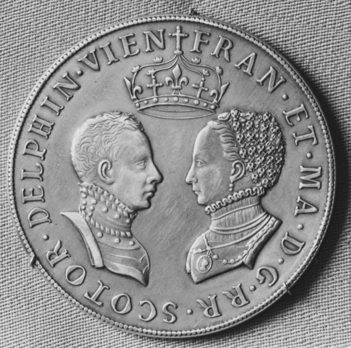 Marriage of the Francis II with Mary Queen of Scots by Guillaume Martin, metalwork, 1500-1599