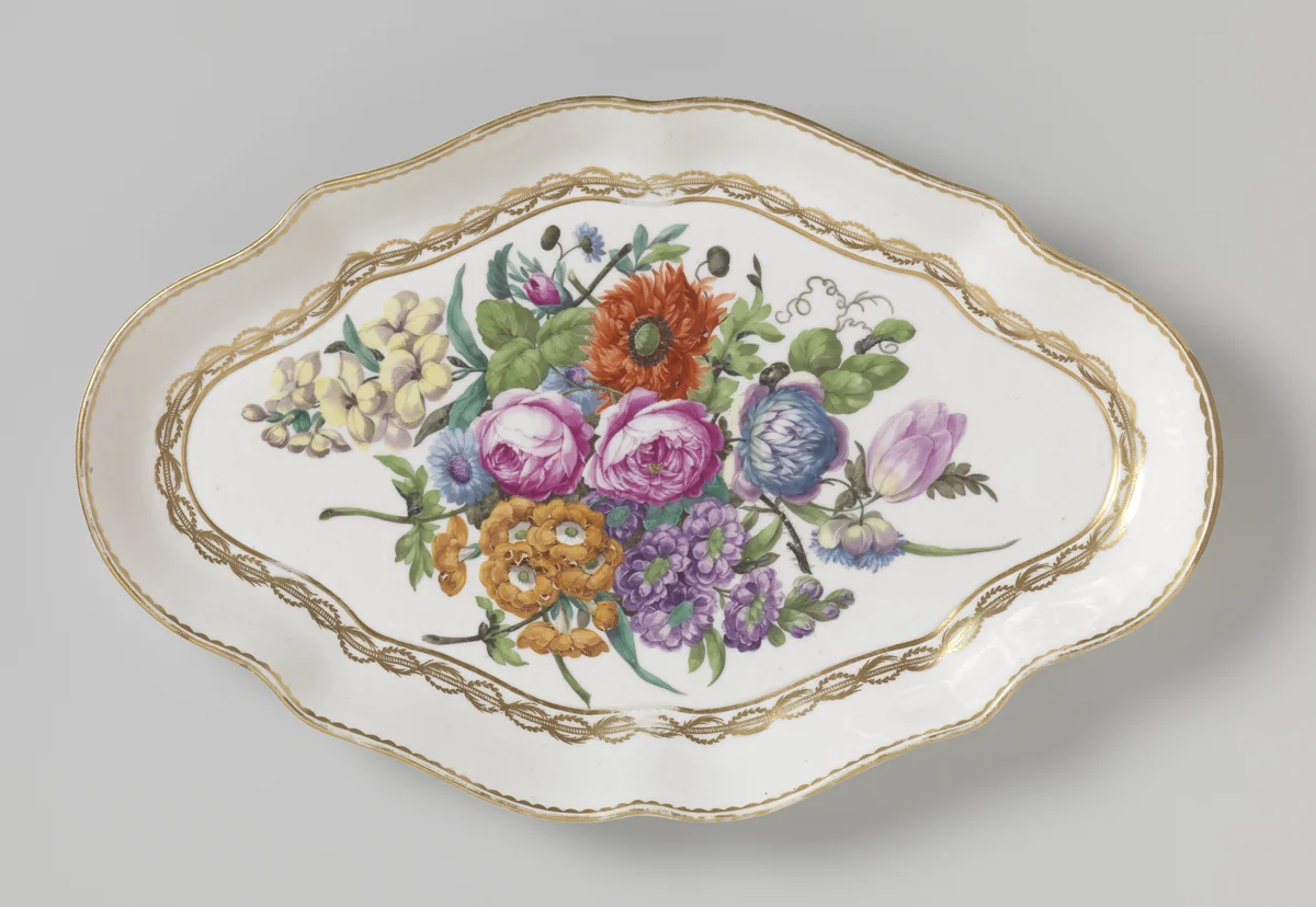 Tea service for two people (tête-à-tête) by Manufacture Oud-Loosdrecht, other, 1778-1782