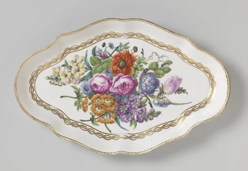 Tea service for two people (tête-à-tête) by Manufacture Oud-Loosdrecht, other, 1778-1782