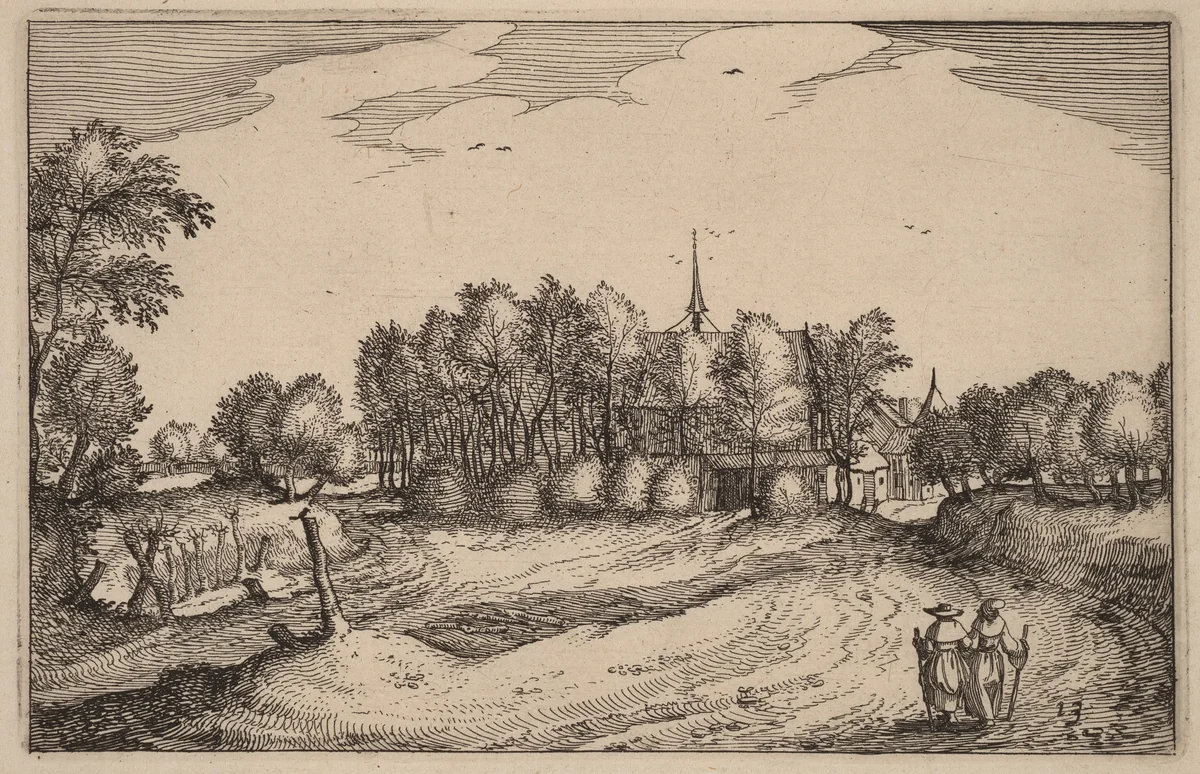 A Convent by Claes Jansz Visscher
Lucas van Doetechum
Johannes van Doetechum, print, 1612