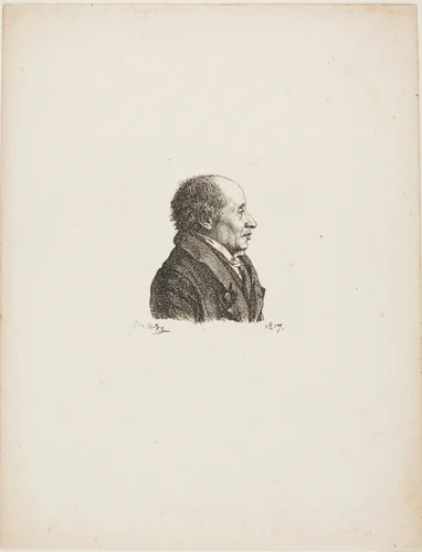 Portrait of a Man by André Dutertre, print, 1817