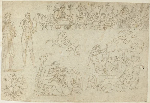 Beelden en prenten by anonymous, drawing, 1550-1570