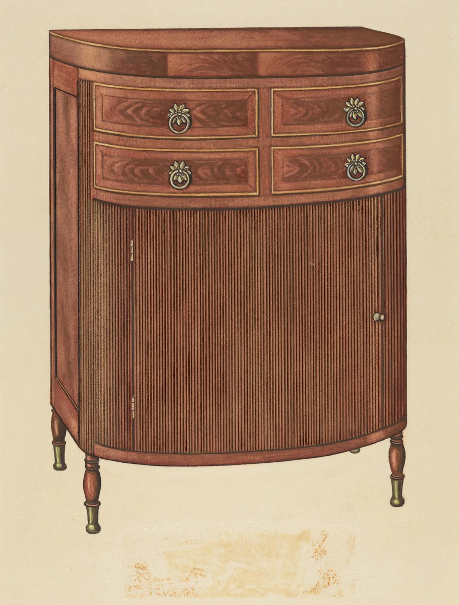 Washstand by American 20th Century, index of american design, 1935-1942