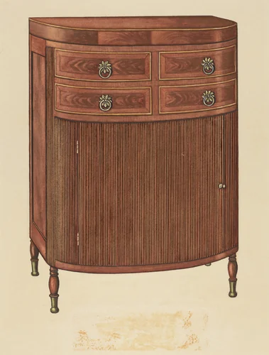 Washstand by American 20th Century, index of american design, 1935-1942