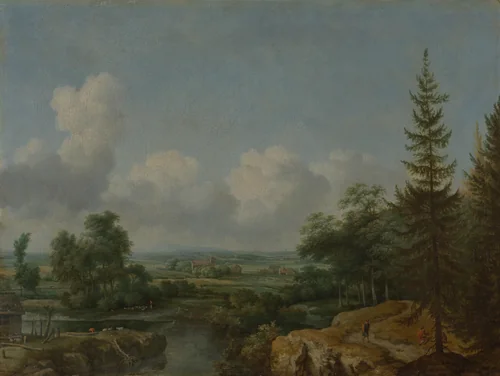 Untitled by Allaert van Everdingen, painting, 1650-1675
