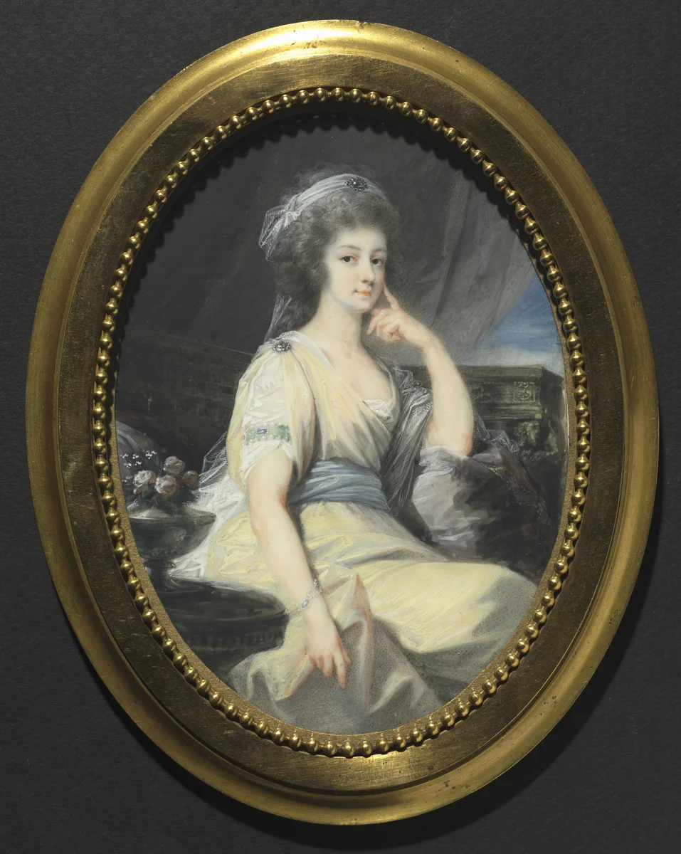 Portrait of Marie Karolina Anna, Countess Thun by Heinrich Friedrich Füger, painting, 1785-1795