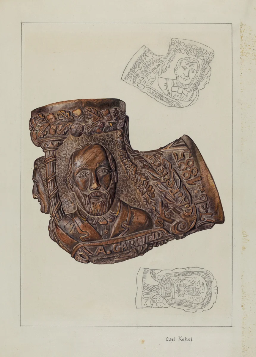 Pipe Bowl by Carl Keksi, index of american design, 1937