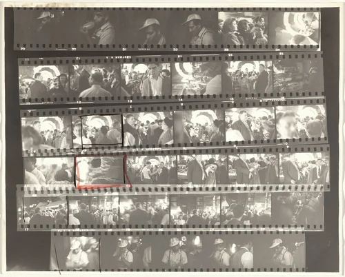 San Gennaro festival--New York City no number/Black White and Things 23 by Robert Frank, photograph, 1951