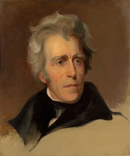Andrew Jackson by Thomas Sully, painting, 1845